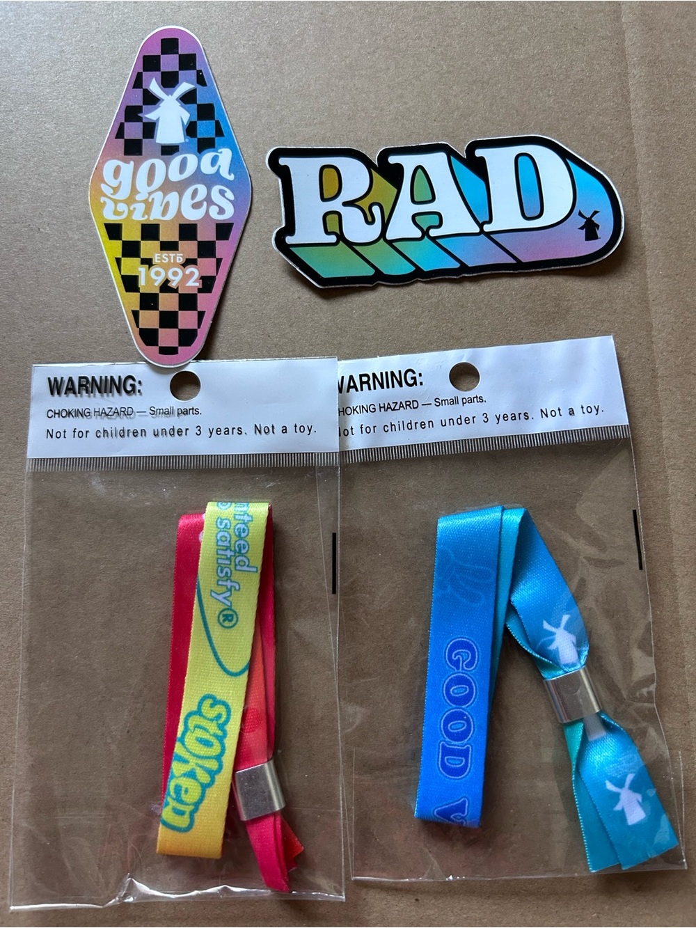 Dutch Bris Wristband Set - Blue & Multi